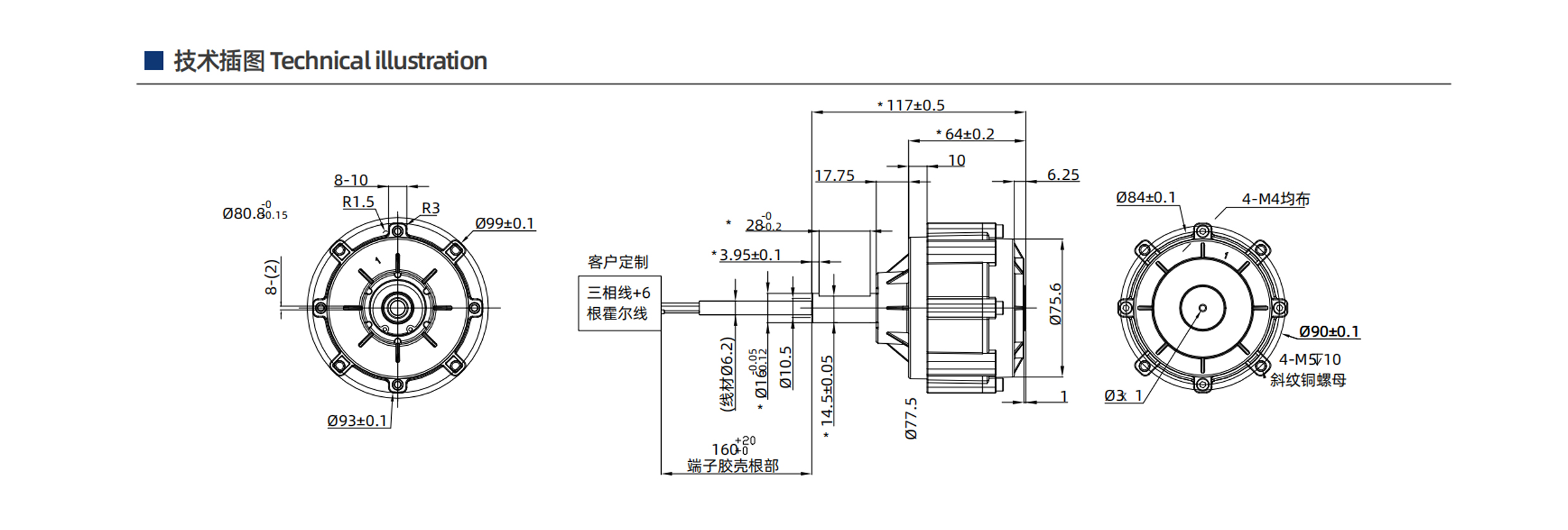 SG-2877轮毂减速电机(图2)
